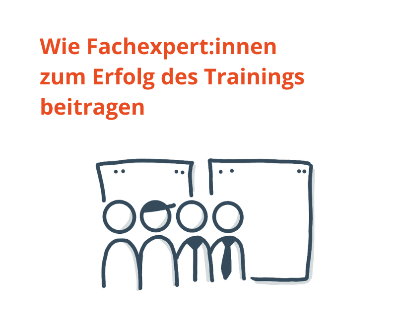 Die Bedeutung von Fachexpert:innen in der Trainingskonzeption